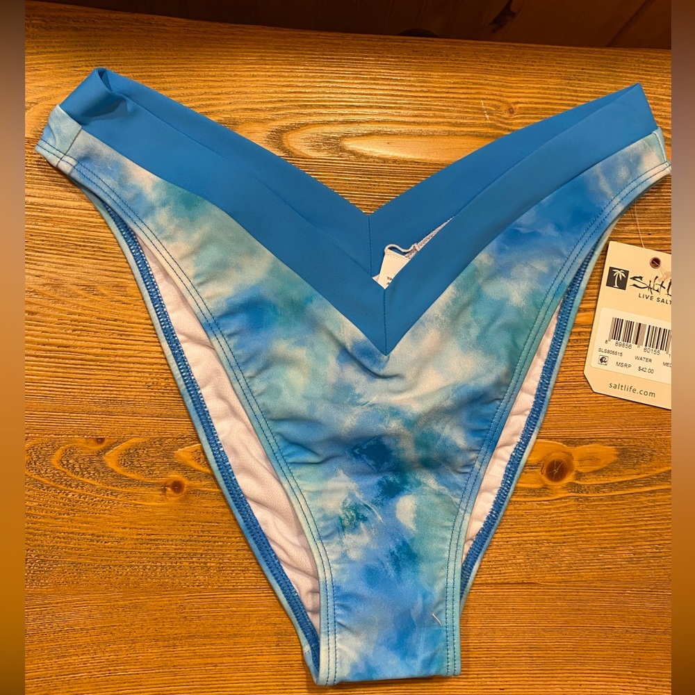 Salt Life Watercolor Bikini Swimsuit Bottom NWT